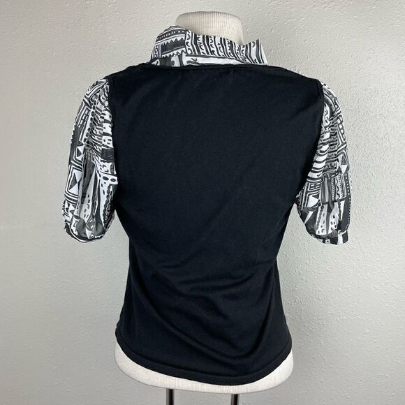 August Silk Sweater Top Size L EUC - Picture 5 of 7